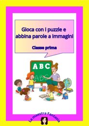 GIOCA CON I PUZZLE E ABBINA PAROLE E IMMAGINI-CLASSE 1