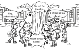 Spooky the shy ghost