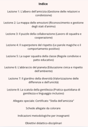 8 Lezioni Attività Alternativa e Educazione Civica - Relazioni, emozioni e gentilezza (Classi 1ª e 2ª)