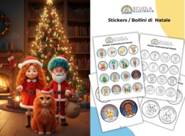 Stickers / Bollini Motivazionali tema Natale