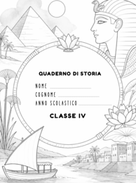 COPERTINE TEMA EGIZI CLASSE IV