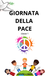 Giornata della pace , classe 1° elemntare