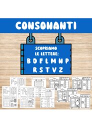 Schede didattiche delle consonanti e delle sillabe