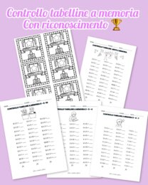 CONTROLLO TABELLINE A MEMORIA con riconoscimento finale