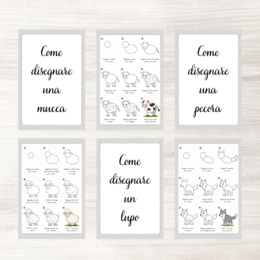 Imparare a disegnare animali - PDF per bambini