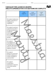 Check-lists scuola primaria: documentare per valutare