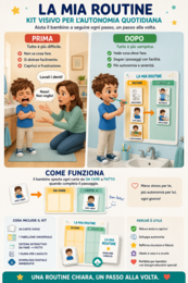Kit di routine visive interattive per bambini  38 carte visive + tabellone universale DA FARE → FATTO + guida pratica per l’adulto