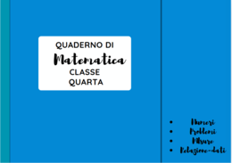 QUADERNO MATEMATICA - CL.4
