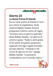 Calendario dell`Avvento