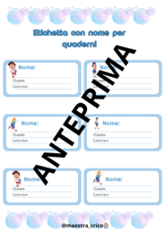 KIT ACCOGLIENZA CLASSE TERZA