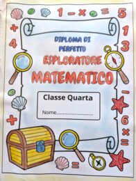 Copertina matematica classe 4^ + scheda lucchetti gratuito
