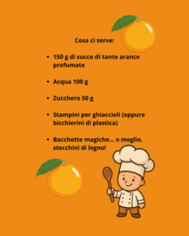 RICETTA GHIACCIOLO ALL' ARANCIA