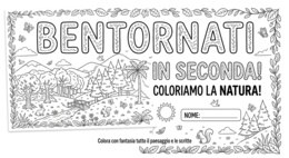 Attività accoglienza classe seconda a tema avventura nella natura