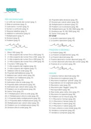 Pronti, partenza...MATEMATICA! - quaderno di matematica
