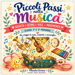 Piccoli Passi nella Musica Un viaggio di suoni, scoperte e meraviglia per la classe prima e seconda primaria.