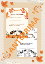 IL MIO MINIBOOK DELL'AUTUNNO - Attività, giochi e letture in stampato maiuscolo (Classe 1^ e 2^)