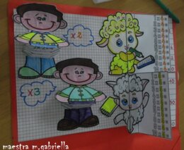 Tutte LE TABELLINE interattive creative con soggetti vari
