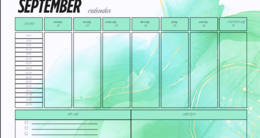 PRECIOUS STONE Weekly Calendar 2026