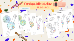 L'OROLOGIO DELLE TABELLINE DEL 2 - 3 - 4 - 5