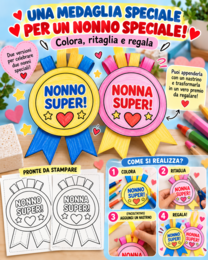 ❤️ KIT FESTA DEI NONNI – TANTE ATTIVITÀ E REGALI DA COSTRUIRE