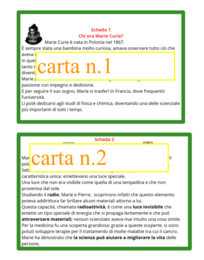 Marie Curie e la luce invisibile; dalle carte all'esperimento-classi III/V-giornata delle donne e delle ragazze nelle scienze