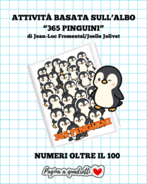 I numeri oltre il 100, attività sull'albo 365 pinguini