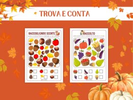 Schede Autunnali Conteggio Matematica per Infanzia e Prima Elementare | Attività Numeri 1–10 | Schede Didattiche Stampabili, Giochi Matematici, Conta e Collega, Conta e Colora, I SPY Autunno, Early Algebra, No Prep (5-7 anni)
