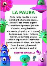 Filastrocca "La casa della paura"