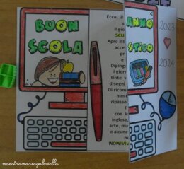 Back to school testo poetico nel computer