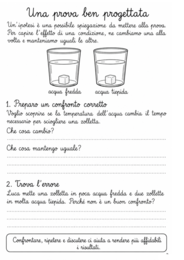 Quaderno completo di scienze – Classe quarta primaria