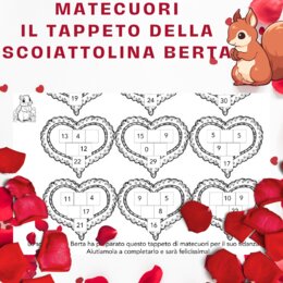 Matecuori: il tappeto della scoiattolina Berta