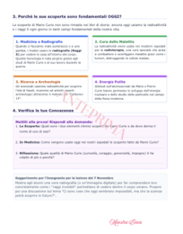 Marie Curie e le sue Scoperte | Kit Didattico + Schede Attività e Verifica (Classi 4ª e 5ª