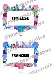 Kit accoglienza tema VIAGGIO - kit completo