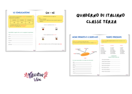 QUADERNO DI ITALIANO - CLASSE TERZA