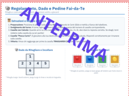 LA SFIDA DELLE TABELLINE -  Gioco da tavolo stampabile in PDF (Scuola Primaria)