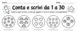 Conta e scrivi fino a 30
