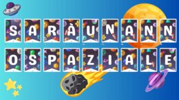 BANDIERINE A TEMA SPAZIO "SARÀ UN ANNO SPAZIALE"