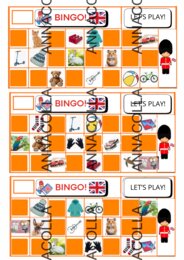 Kit per il Bingo in inglese - scuola primaria