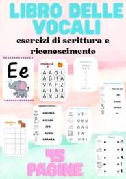 Libro delle vocali pag 45