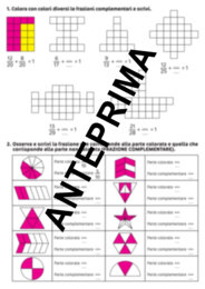 SCHEDE ESERCIZI FRAZIONI COMPLEMENTARI