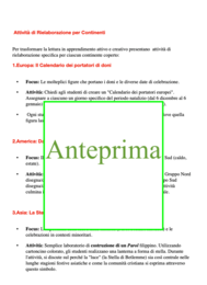 Atlante delle tradizioni di Natale- un percorso per la geografia e l'educazione civica classi 3-5