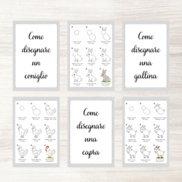 Imparare a disegnare animali - PDF per bambini