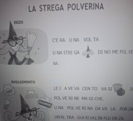Lettura con comprensione del testo facilitato "La strega Polverina"