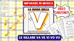 LETTERA V – SILLABE VA VE VI VO VU – TESTO E CANZONE – VIDEO