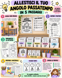 HO FINITO! E ADESSO? – KIT ANGOLO PASSATEMPO | CLASSE QUINTA