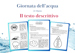 Lezione pronta: il testo descrittivo e il ciclo dell'acqua