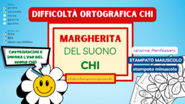 MARGHERITA DEL SUONO CHI - difficoltà ortografiche