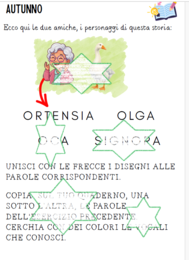 Attività interdisciplinari AUTUNNO ( Italiano - Arte)