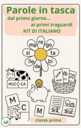 Parole in tasca; dai primi giorni ai primi traguardi-pack di attività italiano classe prima