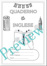 Set completo di copertine per i quaderni della scuola primaria